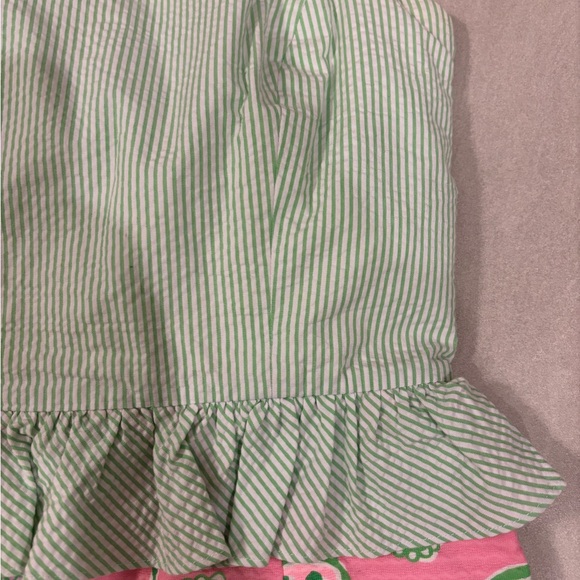 Lilly Pulitzer Cream Dress with Pink Accents size 0 - Picture 7 of 8